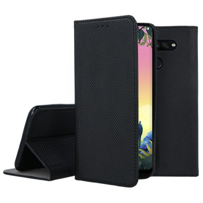Кожени калъфи Кожени калъфи за LG Кожен калъф тефтер и стойка Magnetic FLEXI Book Style за LG K50s черен